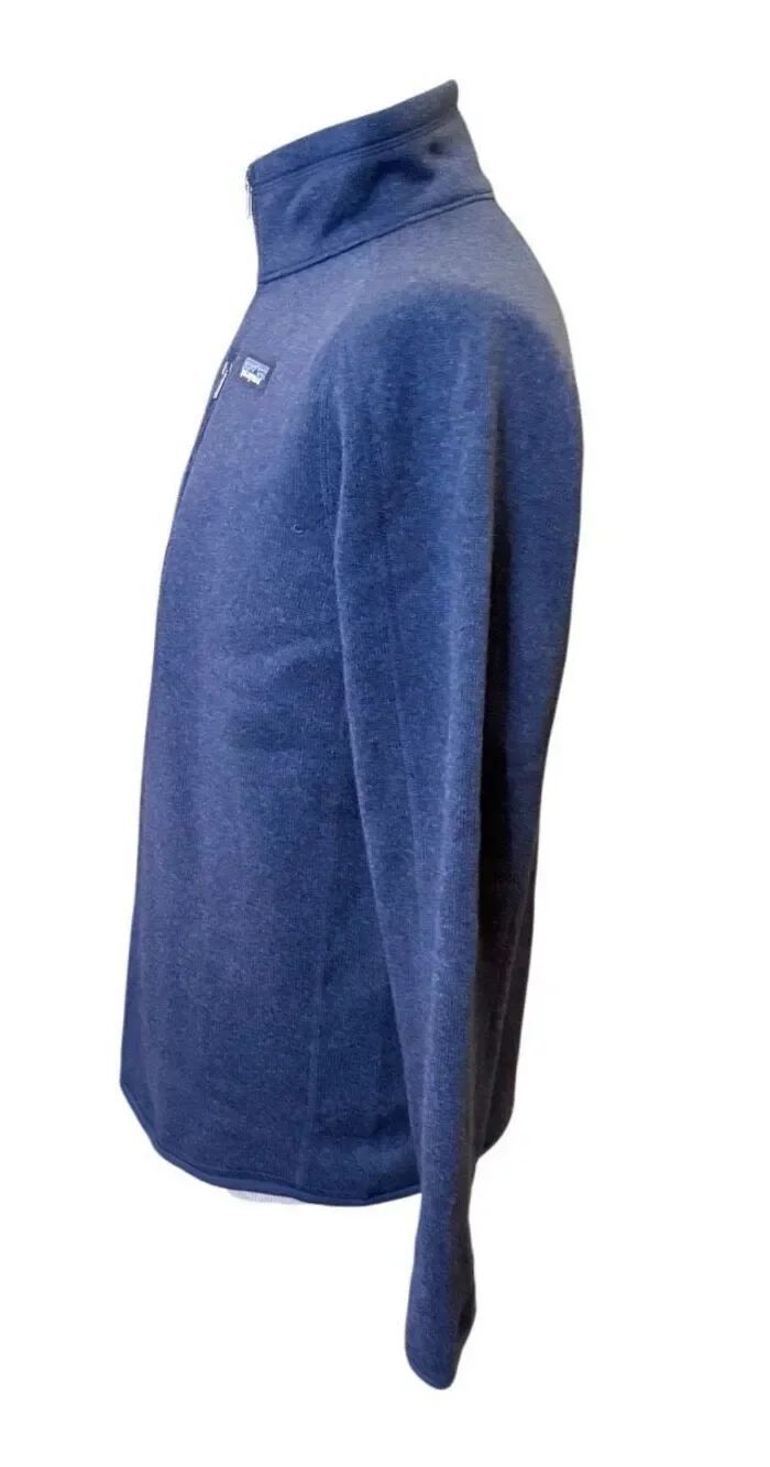 Patagonia Better Sweater Quarter Zip Pullover Medium Blue Activewear Outdoors - Picture 6 of 10